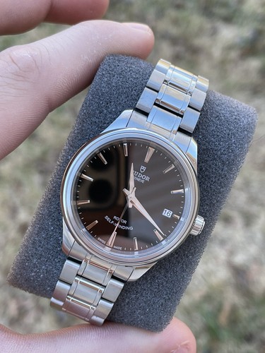 Tudor Style 34mm Ladies M12300 Black Dial Watch | eBay