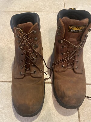Carolina Men's Engineer Waterproof Work Boots CA3026 Brown Size 13 D(medium)