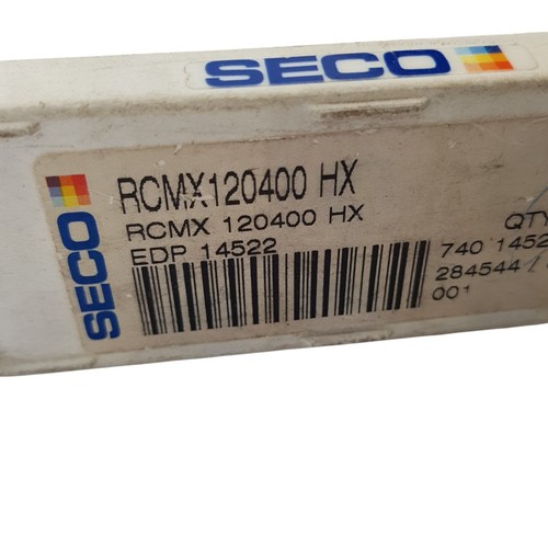 Seco RCMX 120400 HX Carbide Inserts Turning Tips x7 IZ4 - Picture 2 of 2