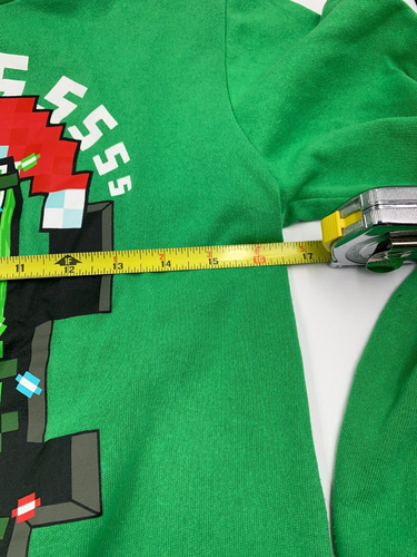 Mad Engine Size Large Sweatshirt Minecraft Creeper Santa Christmas lights - Picture 15 of 17