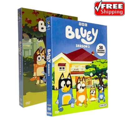 Bluey Die Komplette Staffel Three 1,2,3 Box Set [6-Disc] Englisch Sub