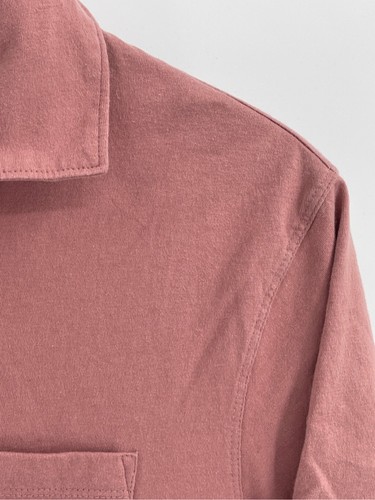 Tailor Vintage Polo Shirt Men's Medium Pink Short Sleeve - Picture 5 of 10
