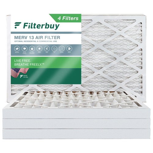 Filterbuy 16x24x2 Pleated Air Filters, Replacement for HVAC AC Furnace (MERV 13) - Picture 12 of 15