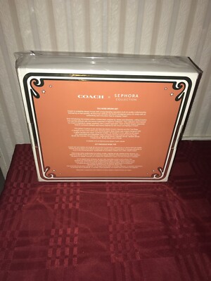 SEPHORA x COACH COLLECTION LTD ED 5 PIECE BRUSH SET WITH HOLDER