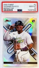 2022 Topps Finest Wander Franco RC Refractor Rookie Card #2 SP PSA 10 💎