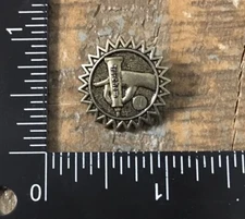 Vintage TRI-CHEM Paints Liquid Embroidery 1 Year Company Logo Lapel Hat Pin