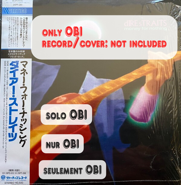 DIRE STRAITS Money for Nothing Japan ( 25PP-261 ) ***Only OBI