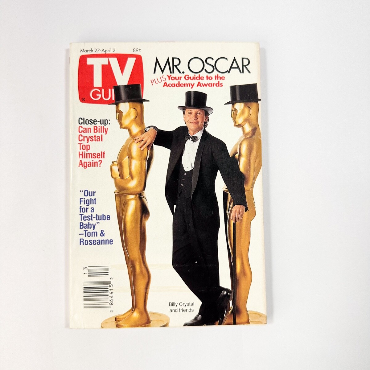 Tv Guide Magazine March 27 - April 2 1993 (Vf-) The Oscars Billy Crystal