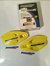Powermadd 14285 PowerX Motorcycle Handlebar Guards Handguards FITS SUZUKI YELLOW