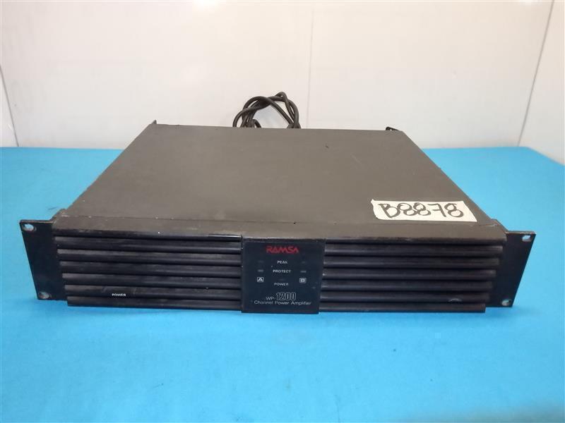 値下げ！RAMSA パワーアンプ WP1200-A Ramsa WP-1200 WP1200 Channel Power Amplifier | eBay