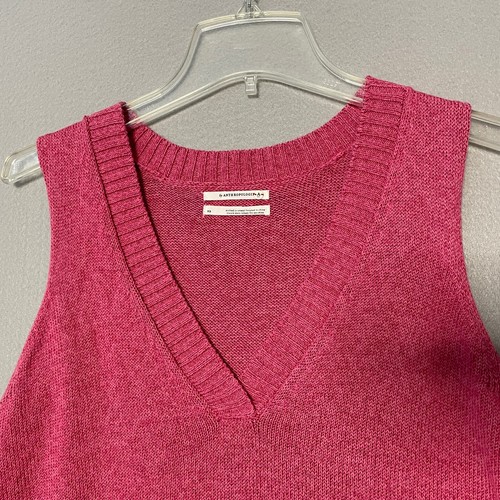 By Anthropologie Sweater Vest XS Pink 