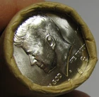 1968 D OBW OLD BANK WRAP ROLL BU UNCIRCULATED SILVER KENNEDY HALF DOLLARS