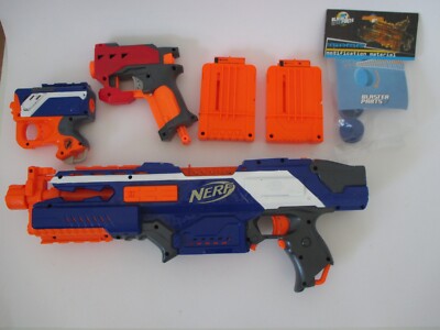 Nerf Gun Sammlung / Konvolut für Modder Rapidstrike CS-18 BigShock Reflex Top