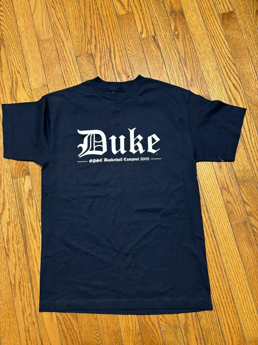 Vintage DUKE BLUE DEVILS Basketball Logo NCAA Cameron Crazies T