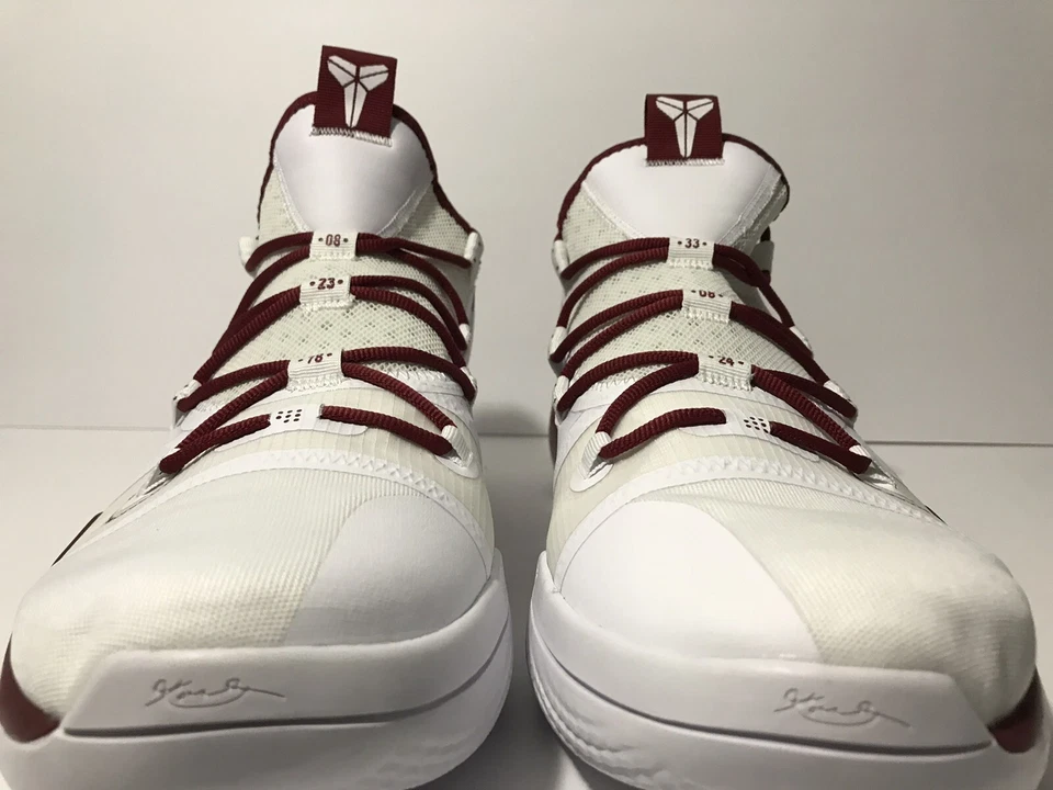 Nike Kobe A.D. Exodus "White Maroon" AT3874-109 Sz 15.5 — 第 4/4 张图片