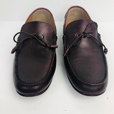 Anthony Veer Mens Franklin Dress Casual Loafer Leather Anthony Veer burgundy Franklin Loafer 10 Mens Dress Shoes  main image 3