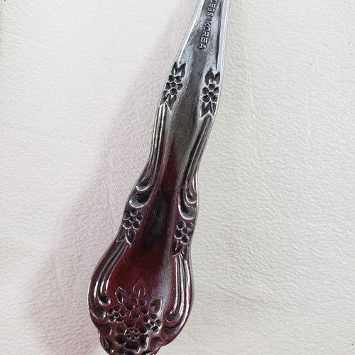 Stanley Rogers Soup Spoons Dream Rose Stainless 7" Lot of 7 - Picture 7 of 8