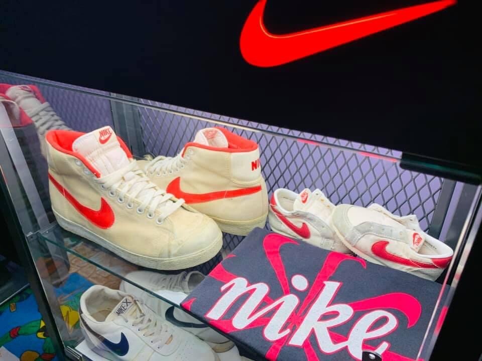 Vtg 1982 Nike High Top Canvas Blazer Sz 8 Made In Korea 80s Vtg 1982 Nike High Top Canvas Blazer Sz 8 Made In Korea 80s