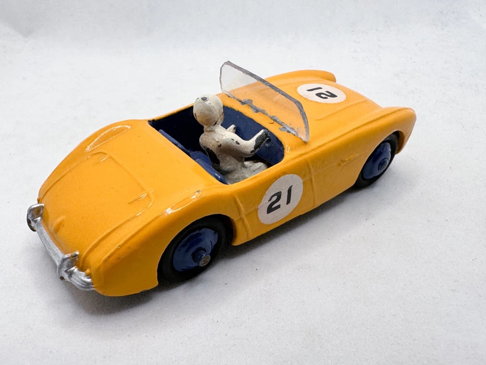 ВИНТАЖНЫЙ ЛИТОЙ СПОРТИВНЫЙ АВТОМОБИЛЬ DINKY TOY 109 AUSTIN HEALEY COMPETITION 1955 ВОССТАНОВЛЕН - Изображение 3 из 4