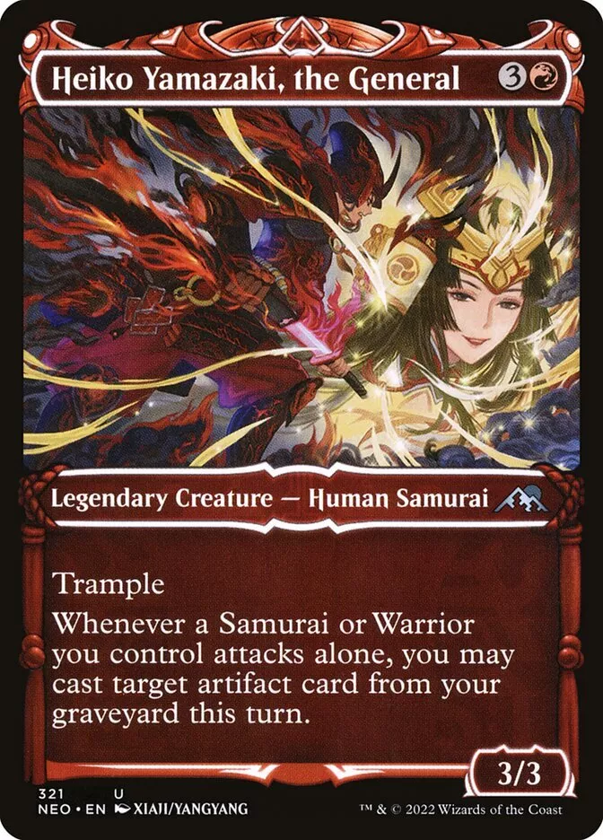 Magic the Gathering mtg NEO Heiko Yamazaki the General