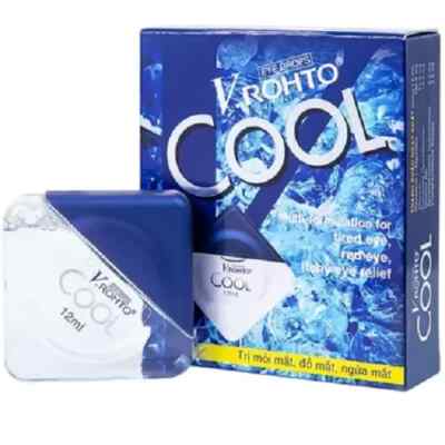 1x V.Rohto Cool Anti Red Eyes Itch Relief Dryness Relief Rohto Cool Eye Drops