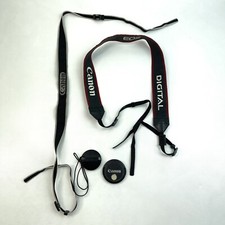 Vintage Canon Random Accessories Lens Covers and Camera Straps