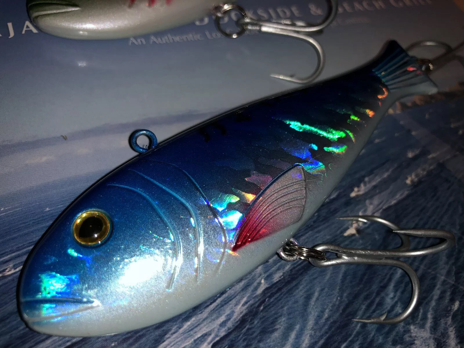 Set Of (2) Casting Plugs. (Holographic Wobblers Sinking Death! - Image 3