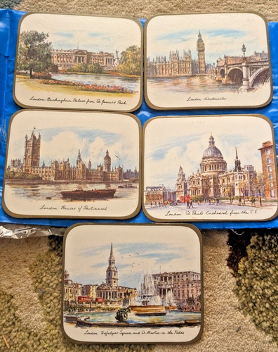 Vintage Regent Series Coasters London England, UK, incomplete set