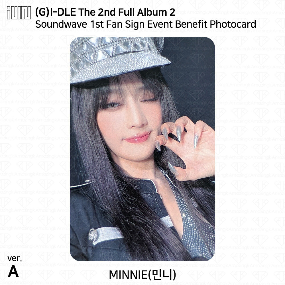 G)I-DLE G-IDLE The 2nd Full Album 2 Two Soundwave 1st Fan Sign