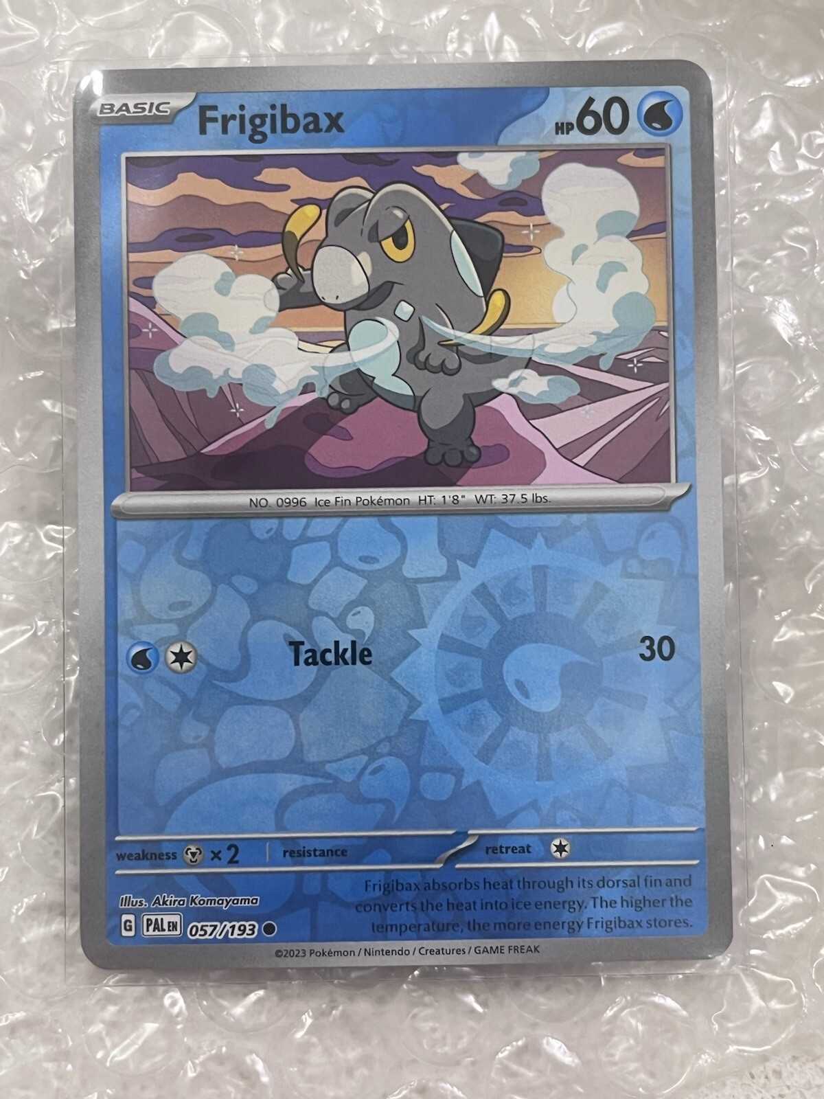 Pokemon Paldea Evolved Reverse Holo 057/193 Frigibax NM