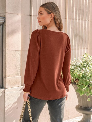 AUTOMET Long Sleeve Shirts Womens Fall Fashion 2024 Business Casual Tops Wome... - Picture 4 of 6