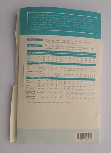 Uncut Colette Dahlia Plus Size Dress Beginner Sewing Pattern B 33-54" 1031 - Picture 2 of 4