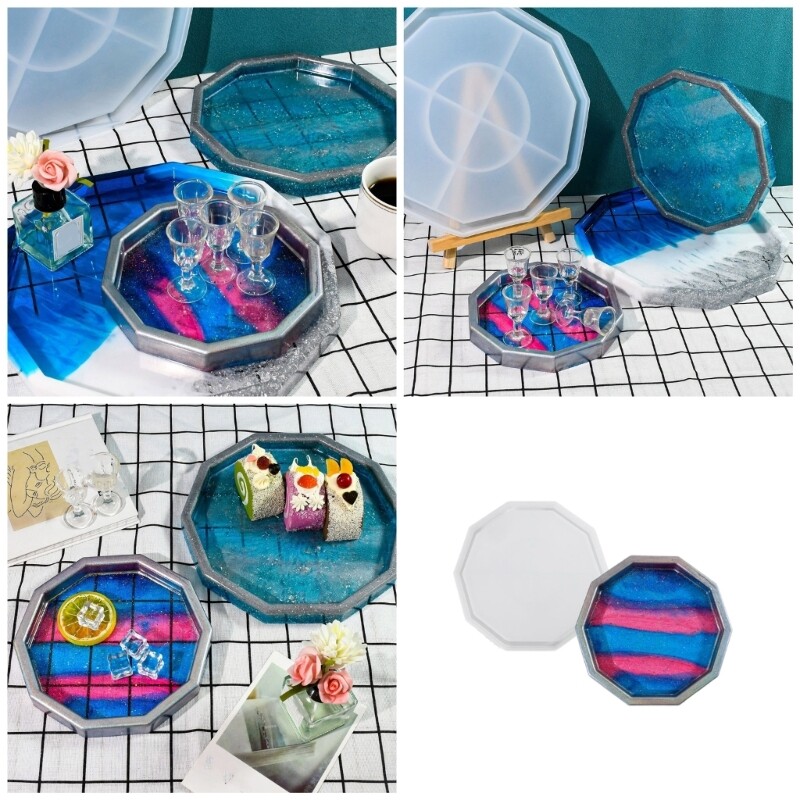 Silicone Resin Jewelry Tray Mold for Epoxy Casting Storage