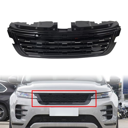 Kühlergrill für die Frontstoßstange, für Land Rover Range Rover Evoque 2023+ Blk