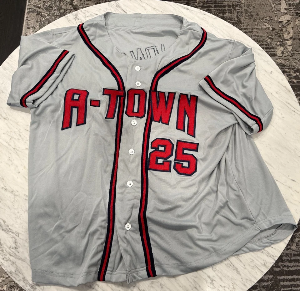Andruw Jones Hand Signed Atlanta Braves Custom Replica Jersey JSA - Image 4 of 4