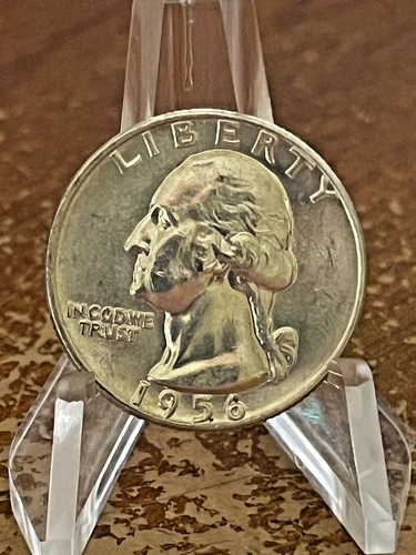 1956-D 25C Washington Quarter BU - 90% Silver