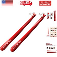 Long shoehorn that is comfortable to wear and has a handle is ideal for both ...