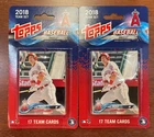 2 SETS: 2018 Topps Angels Sealed Team Set RARE SHOHEI OHTANI RC A-17 LA Angel 17