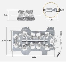 DRYER HEATING ELEMENT - COMPATIBLE WITH SAMSUNG DRYERS DC47-00019A