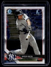 2018 Bowman Draft Chrome Ryder Green New York Yankees #BDC-84