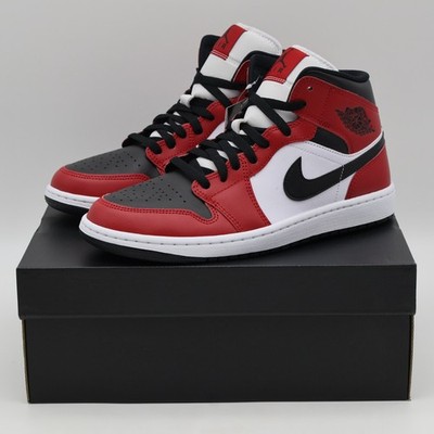 554724-069 Nike Air Jordan 1 Mid Chicago Black Toe (2025) (Herren)