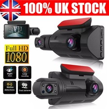 1080P Dual Lens Car Dash Cam Recorder G Sensor DVR Front and Rear Camera Video