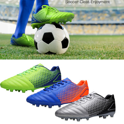 Men Soccer Cleats Firm Ground Football Boots Comfortable Lightweight Wide Size