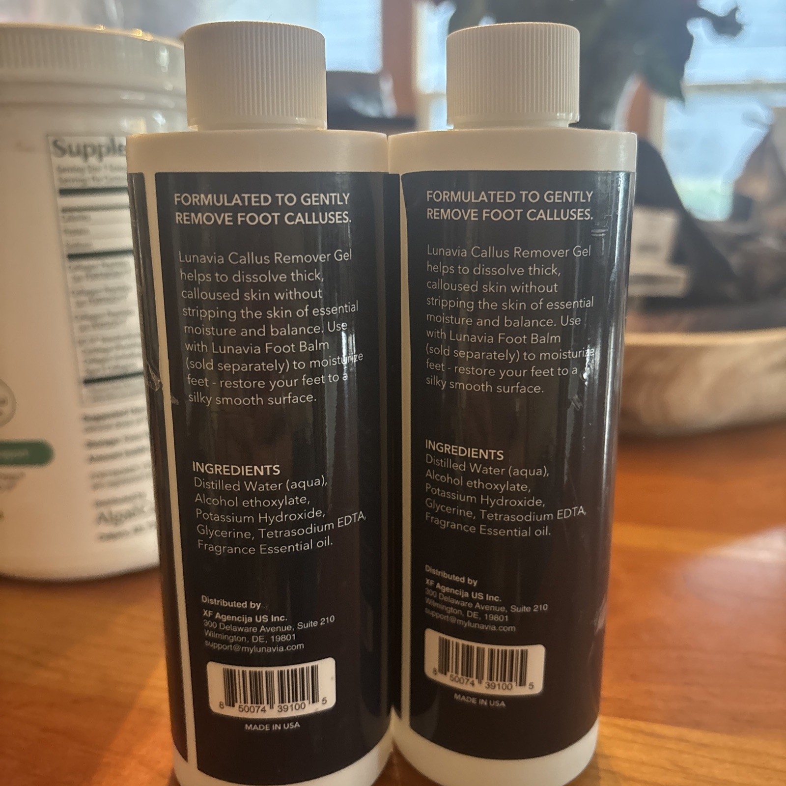 Lunavia Callus Remover Gel 8oz 2pk