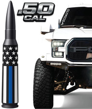 50 Cal Badass Bullet Antenna For Ford F150 F250 F350 Raptor Bronco Ram Trucks