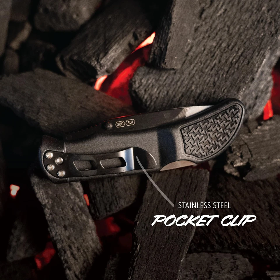 Navaja de Bolsillo Plegable Onyx EDC 3.5" - Sistema de Cuchillas Reemplazables con 27 Navaja-S... Foto 2 de 4