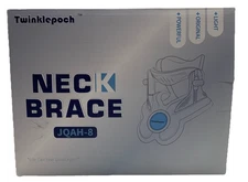 Twinklepoch Cervical Neck Traction Device Brace Light Adjustable HandPump JQAH-8