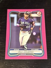 2026 Bowman Baseball Julio Rodriguez Pink/ Fuscia Parallel SP #49/299! Mariners 