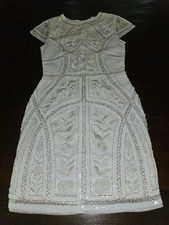 Spread Your Shine White Sequin Embroidered Bodycon Dress From Lulus - Small