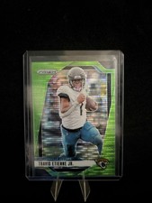 2024 Panini Prizm - Travis Etienne #130 Neon Green Pulsar Prizm
